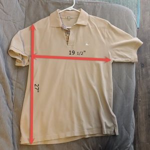 Burberry Medium Beige Polo style shirt